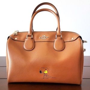 COACH SNOOPY PEANUTS BENNETT SATCHEL PURSE